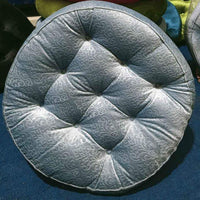 Round Velvet Floor Cushion – Tufted Tatami Meditation Seat Cushion (1 Pair / 2 Pieces)