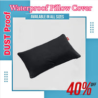 100% Waterproof Pillow Cover with Zipper | Dustproof & Allergen-Proof Pillow Protector