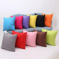 100% Waterproof Plain Black Cushion Cover / Case for Sofa & Bed (1 Piece)