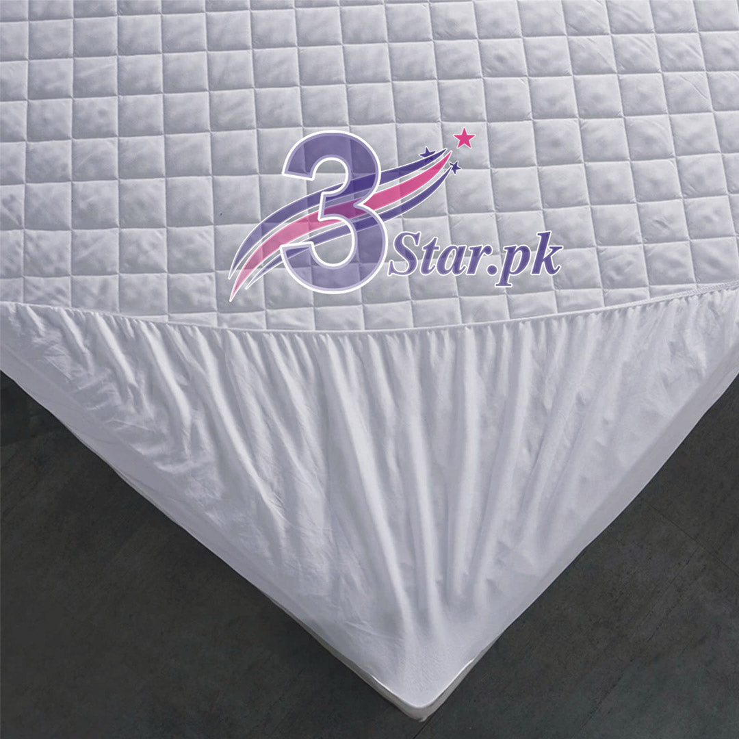 100% Waterproof Quilted Mattress Protector – Fitted Breathable Bed Cover (All Sizes)
