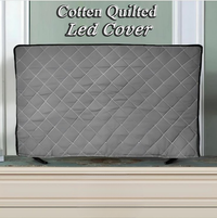 Dust-and Scratch-Proof Cotten Quilted LED Cover Made of Soft Material.