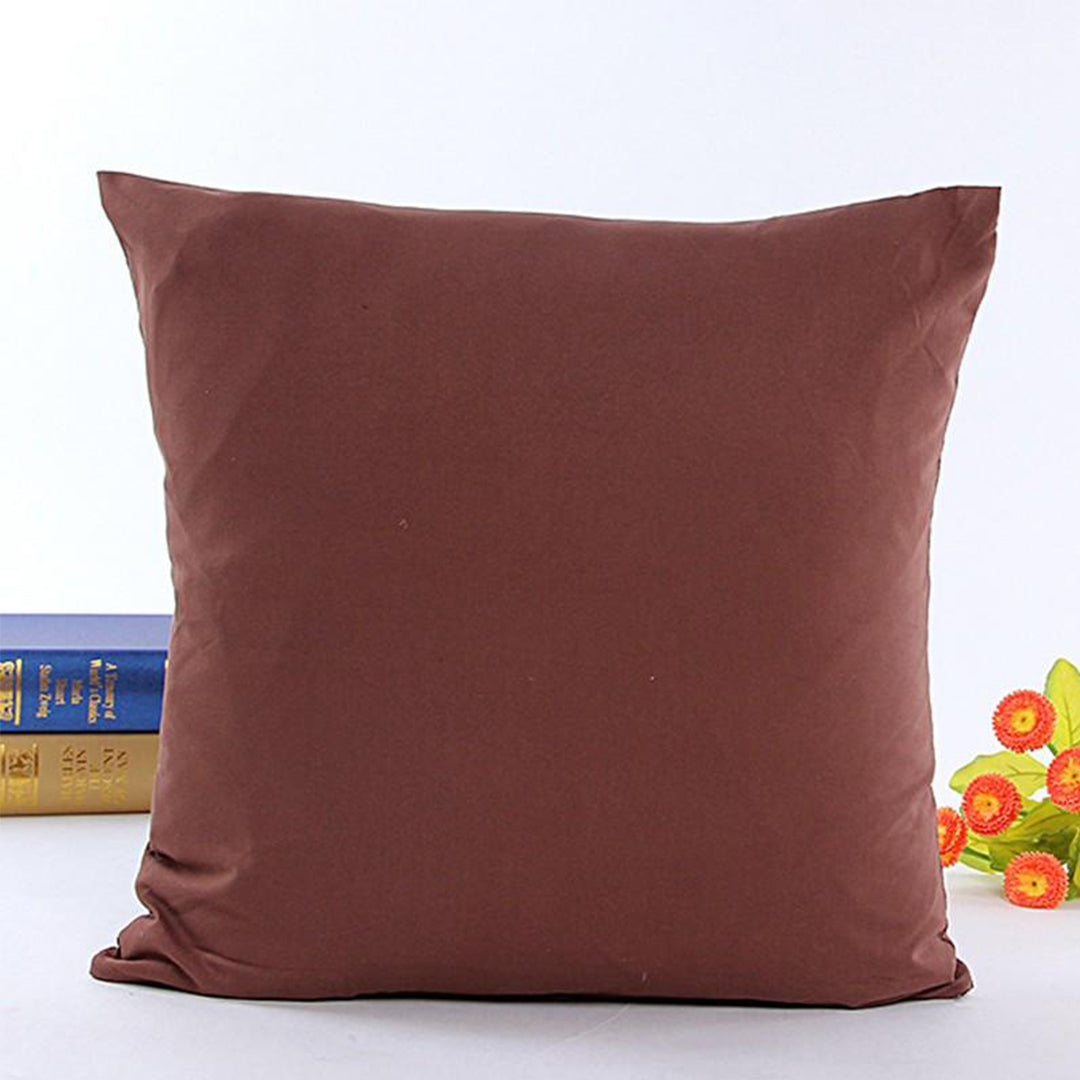 100% Waterproof Plain Black Cushion Cover / Case for Sofa & Bed (1 Piece)