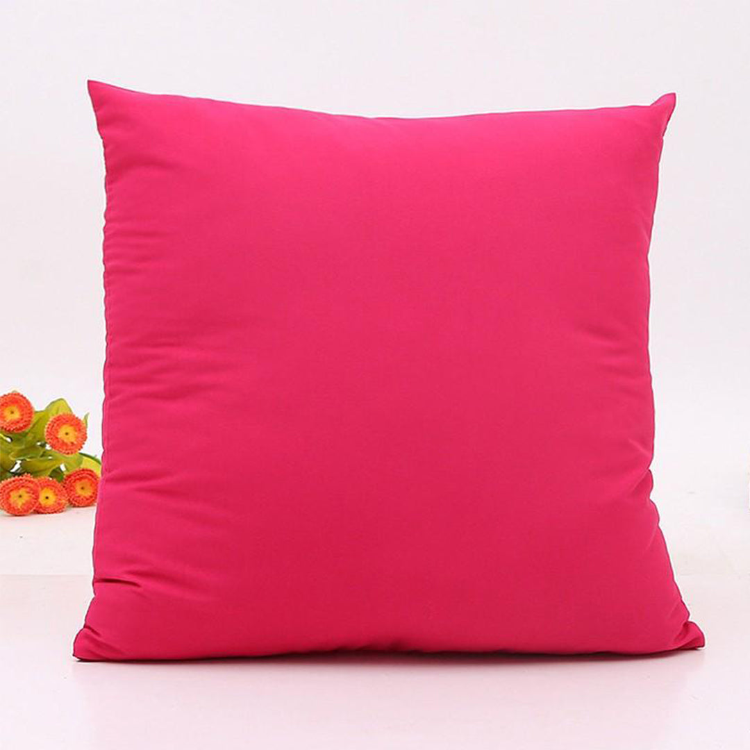 100% Waterproof Plain Black Cushion Cover / Case for Sofa & Bed (1 Piece)