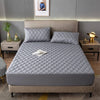 Quilted Mattress Fitted Cover With Pillow Cover