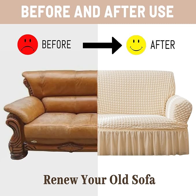 Luxury Stretchable Sofa Cover Buble Turkish for Living Room