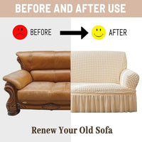 Luxury Stretchable Sofa Cover Buble Turkish for Living Room