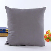 100% Waterproof Plain Black Cushion Cover / Case for Sofa & Bed (1 Piece)