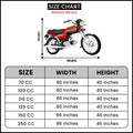 100% Waterproof Motorcycle Cover for CD 70 & CD 125 – Dustproof Bike Protector