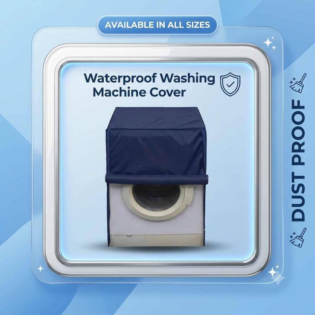 100% Waterproof & Dustproof Front Load Washing Machine Cover