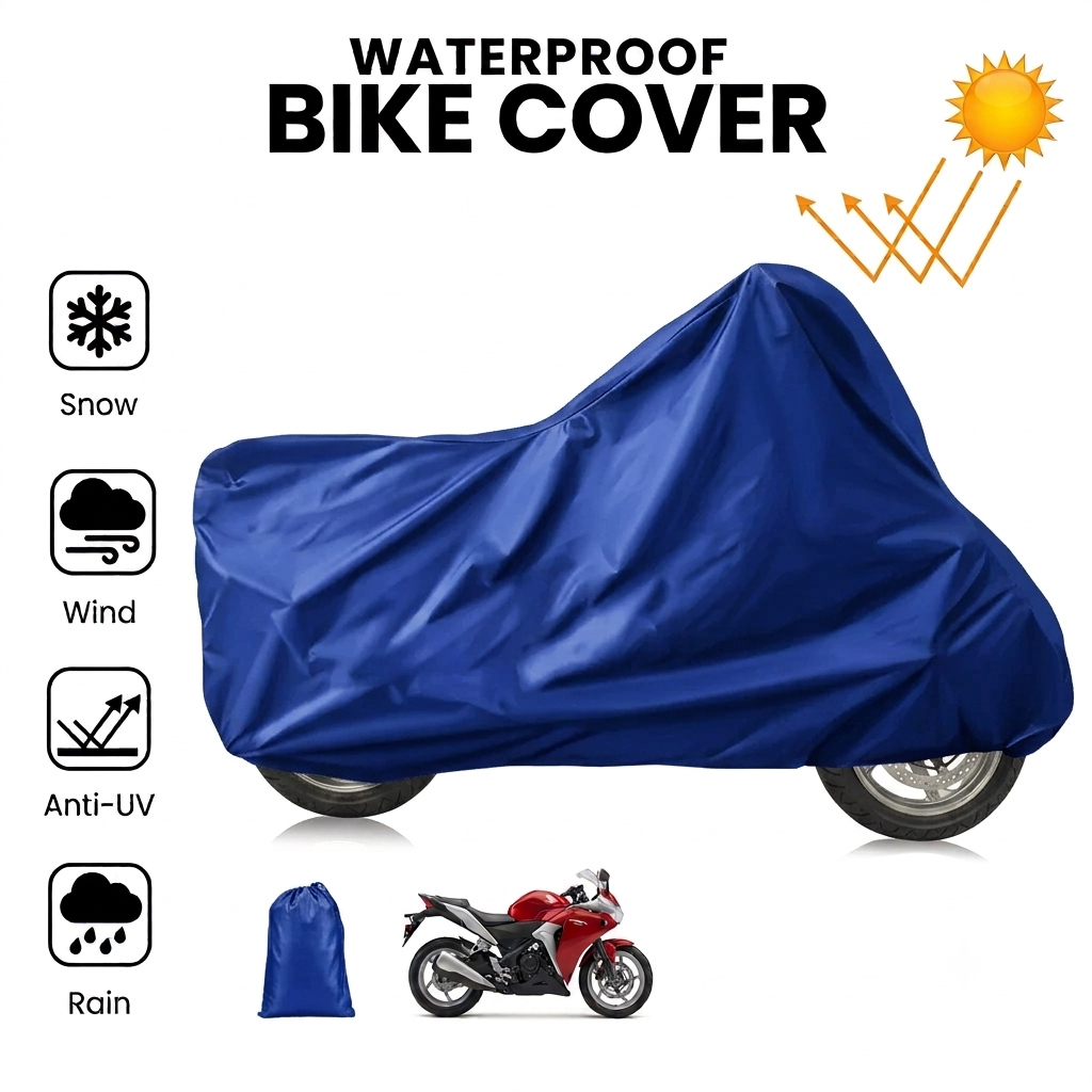 100% Waterproof Motorcycle Cover for CD 70 & CD 125 – Dustproof Bike Protector