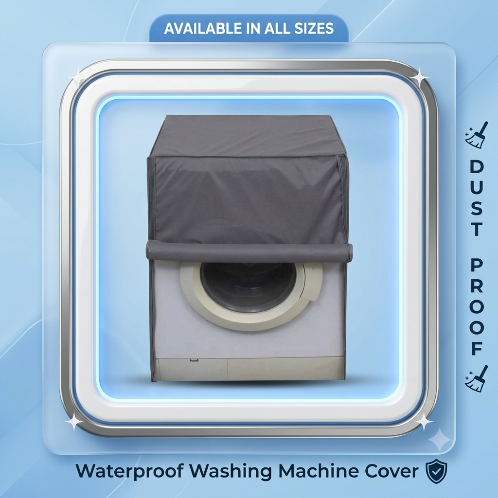 100% Waterproof & Dustproof Front Load Washing Machine Cover