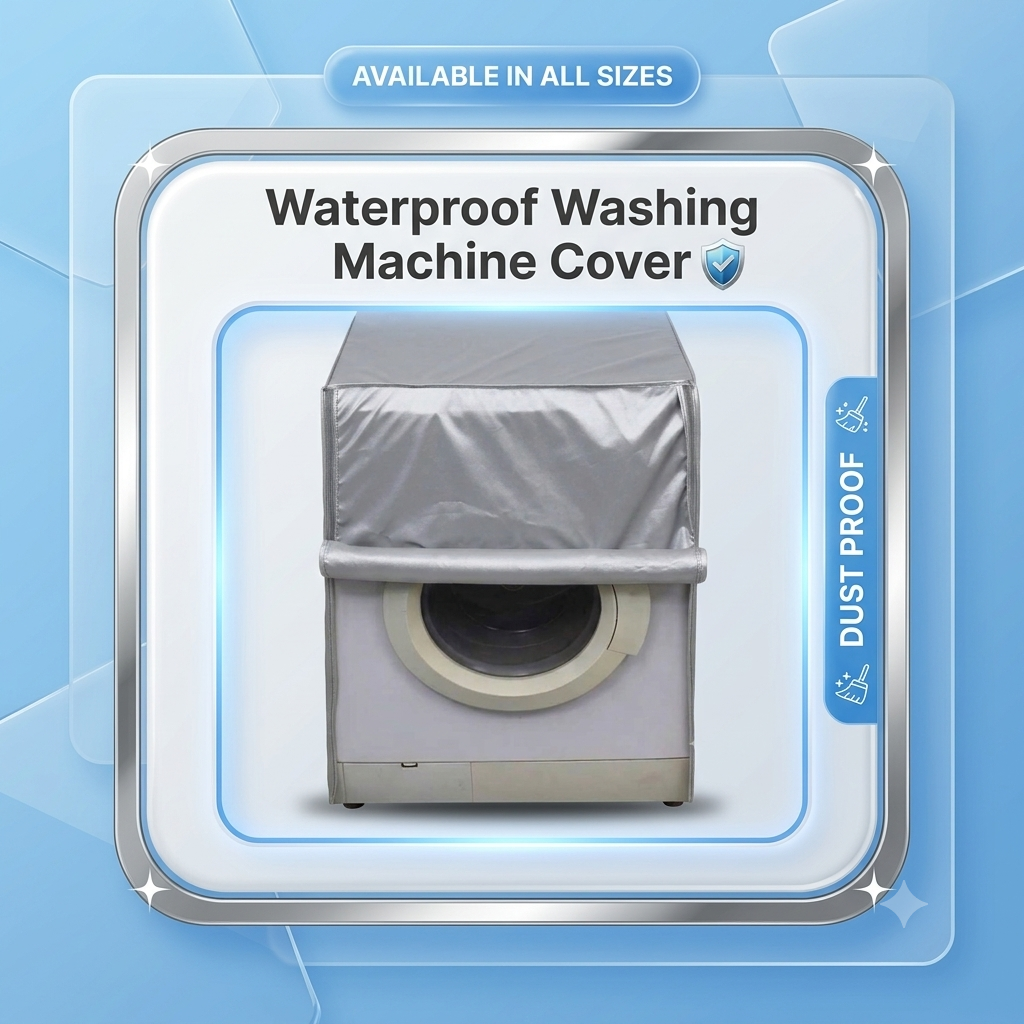 100% Waterproof & Dustproof Front Load Washing Machine Cover
