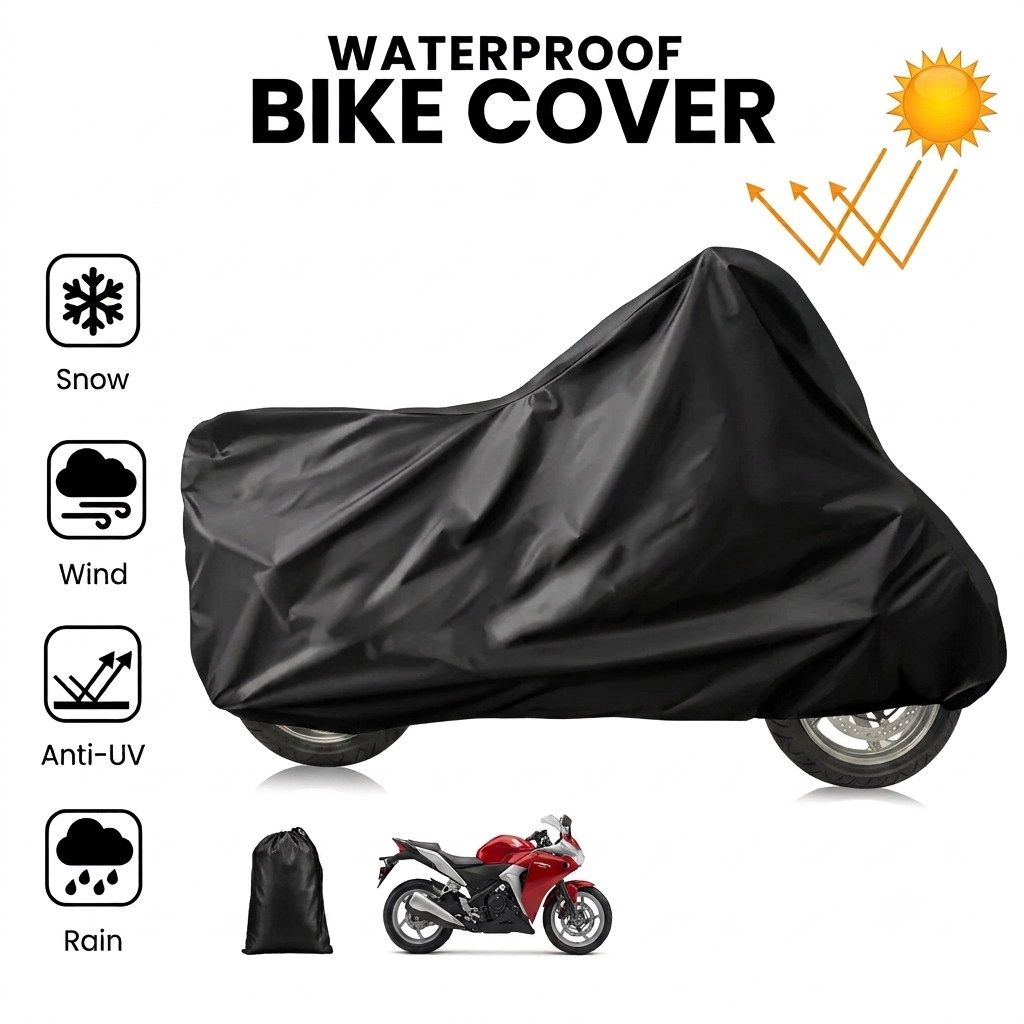 100% Waterproof Motorcycle Cover for CD 70 & CD 125 – Dustproof Bike Protector