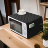 Dustproof Quilted Fabric Cover for Microwave Oven with Two Bags (Variable Colors)