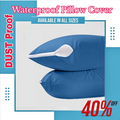 100% Waterproof Pillow Protector with Zipper – Dustproof & Allergen-Proof Pillow Cover