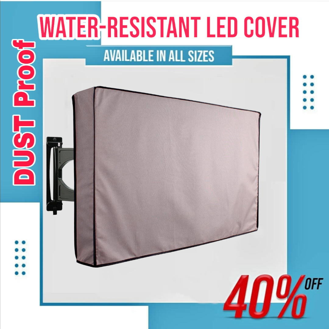 Water-Resistant & Dustproof LED TV Cover  LCD Screen Protector Available in All Sizes