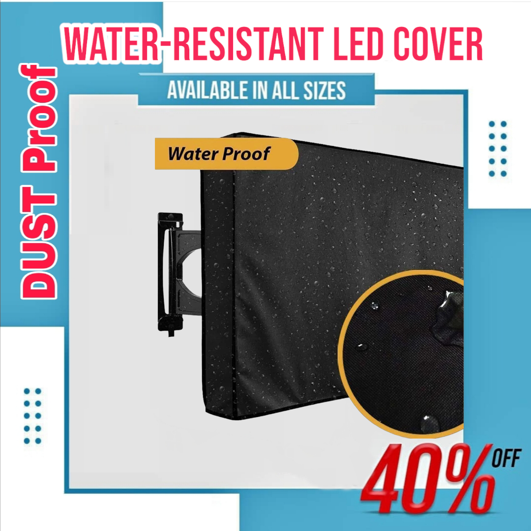 Water-Resistant & Dustproof LED TV Cover  LCD Screen Protector Available in All Sizes