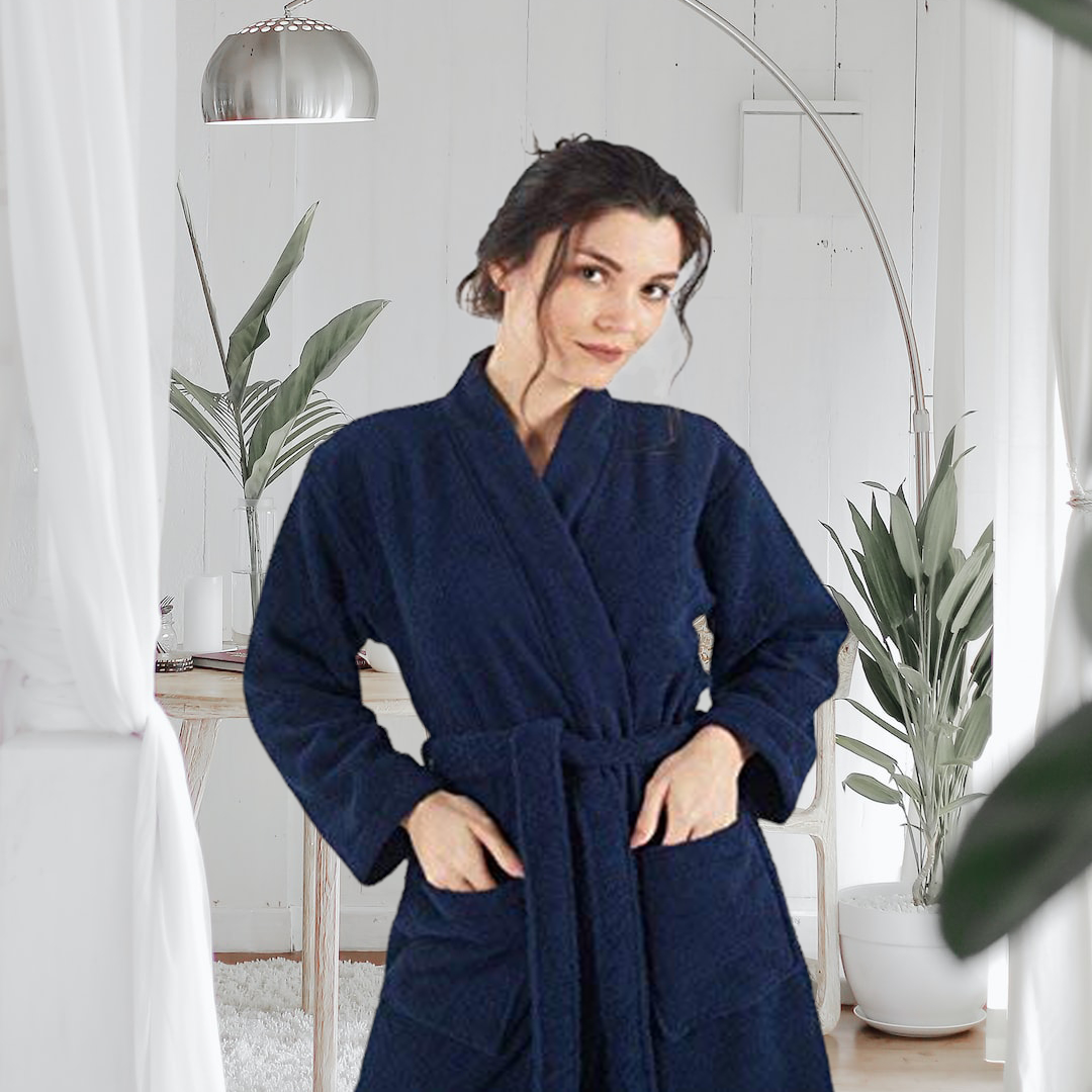 Luxury Coral Fleece Bathrobe for Women  Soft & Warm Winter Sleepwear  Night Gown