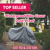 Bike Covers Full Size Waterproof and Scratch-Proof CD 70/100/125cc Waterproof and Dust-Proof Bike Cover