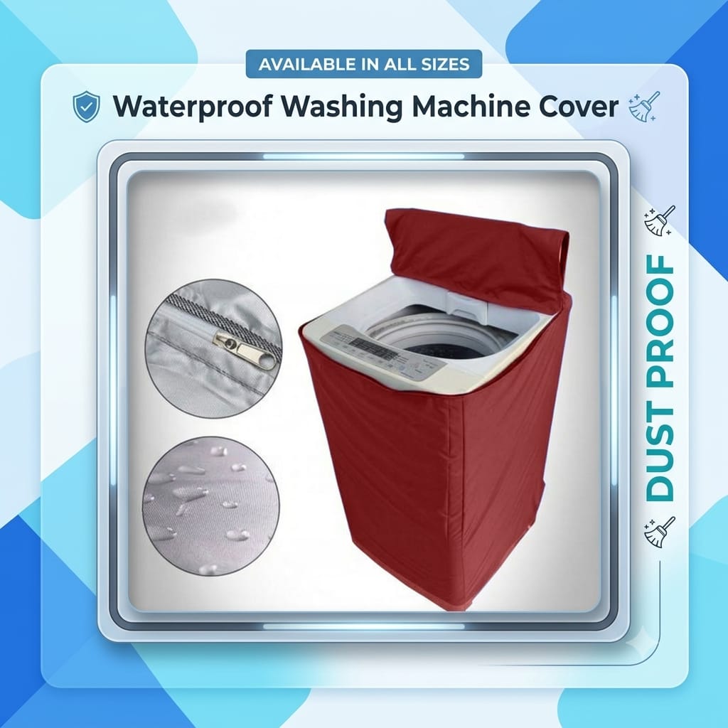 Waterproof & Dustproof Washing Machine Cover  Top Loader