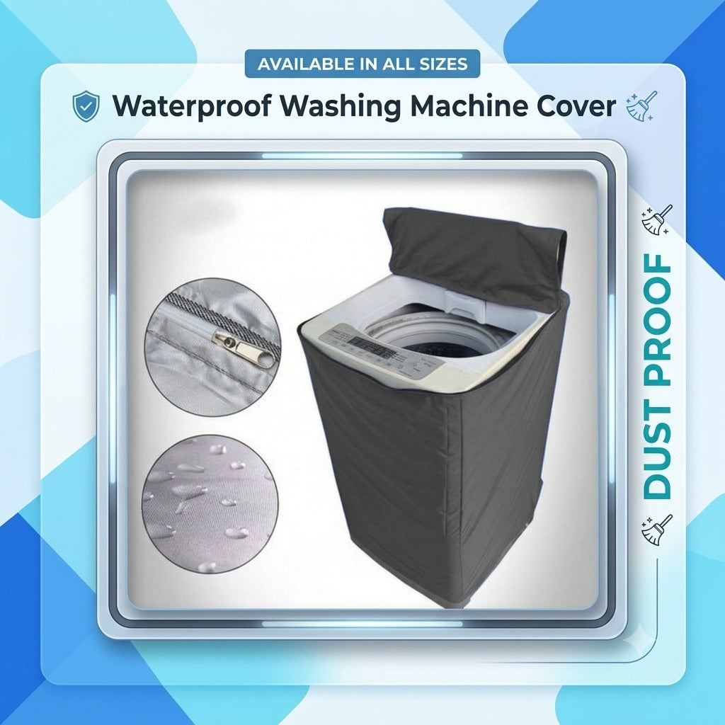 Waterproof & Dustproof Washing Machine Cover  Top Loader