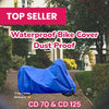 Bike Covers Full Size Waterproof and Scratch-Proof CD 70/100/125cc Waterproof and Dust-Proof Bike Cover